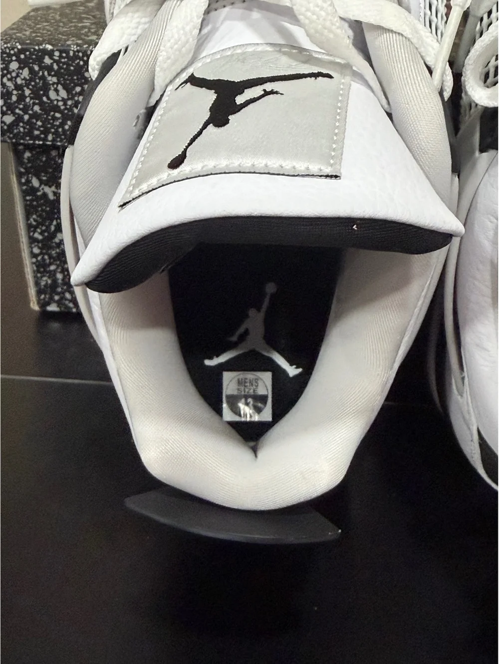 Size 13 - Air Jordan 4 Retro “Military Black” *WORN ONCE*